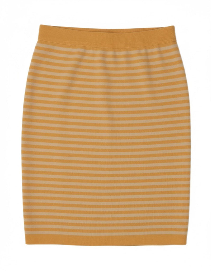 ESCADA Womens by Margaretha Ley Pencil Skirt EU 42 Large W32  Yellow Vintage Escada and Second-Hand Escada from Messina Hembry 