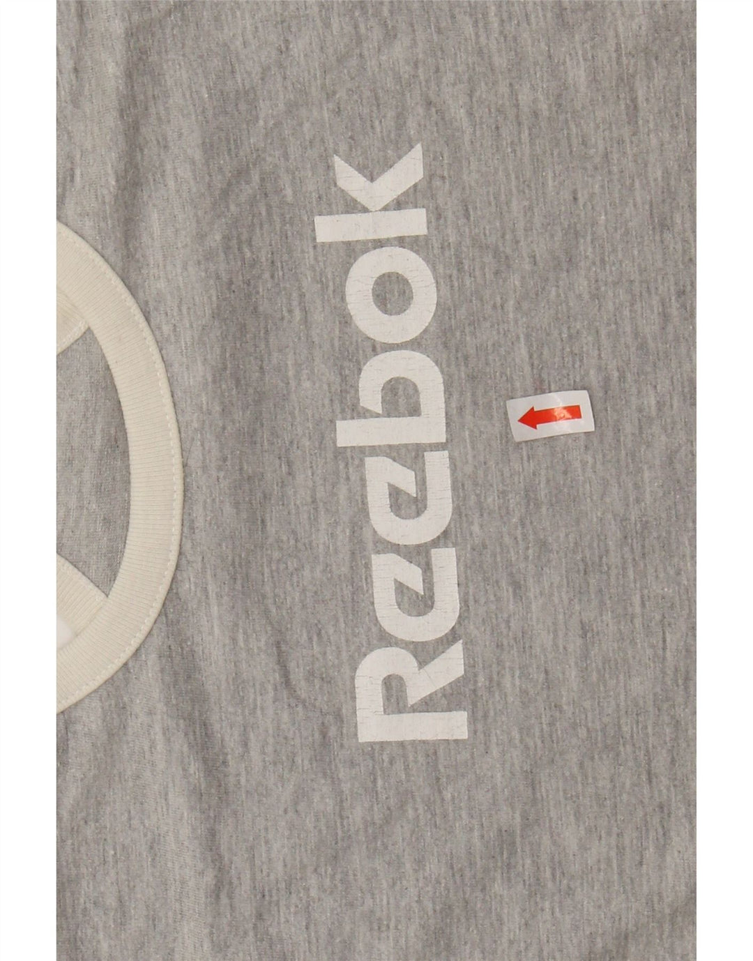 Damska kamizelka REEBOK Crop Graphic UK 12 Średnioszara bawełna z plamkami
