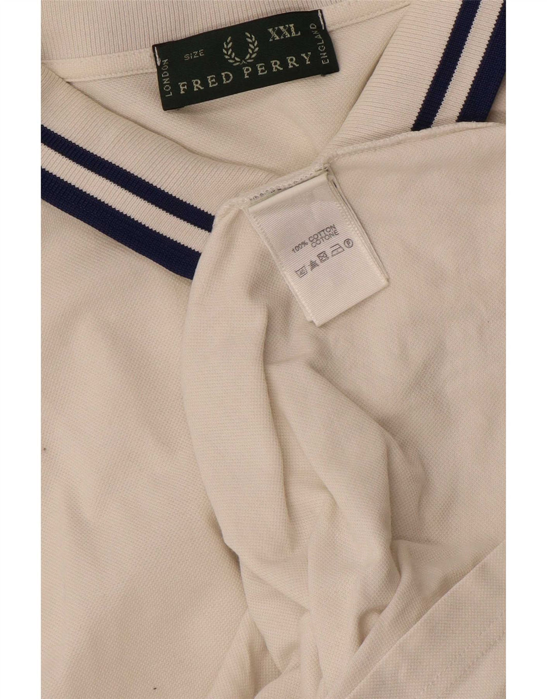 Męska koszulka polo Fred Perry 2XL, bawełniana w białe paski