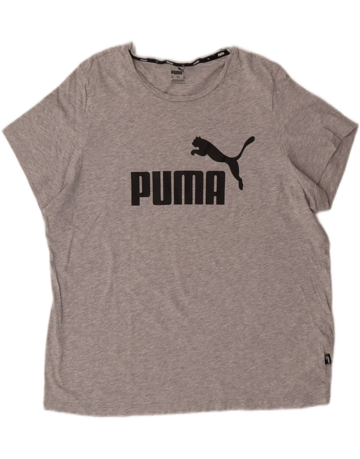 PUMA Womens Graphic T-Shirt Top UK 20 2XL Grey Vintage Puma and Second-Hand Puma from Messina Hembry 