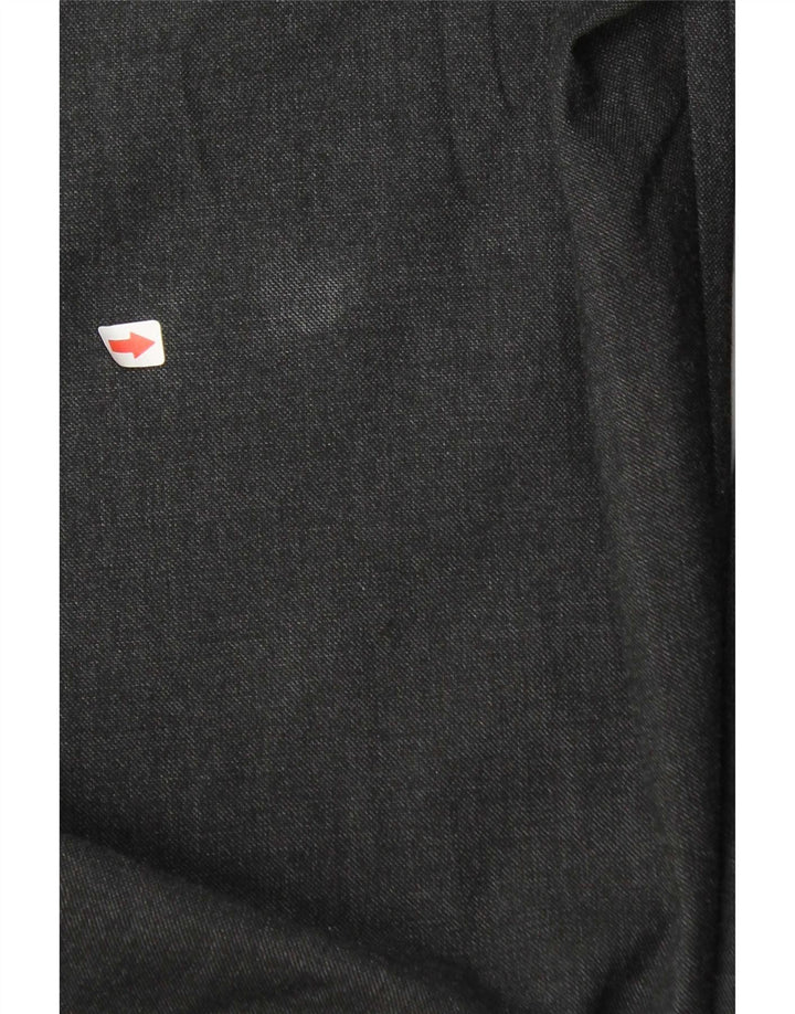 Męskie spodnie typu chino Regular Marks & Spencer W40 L33 Szary poliester