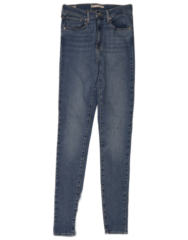 Damskie jeansy LEVI'S Mile High Super Skinny W28 L34 Niebieskie bawełniane