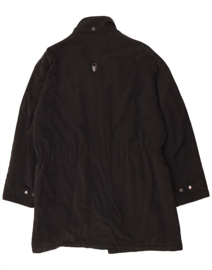 Płaszcz męski Piero Guidi UK 42 XL, czarny poliester