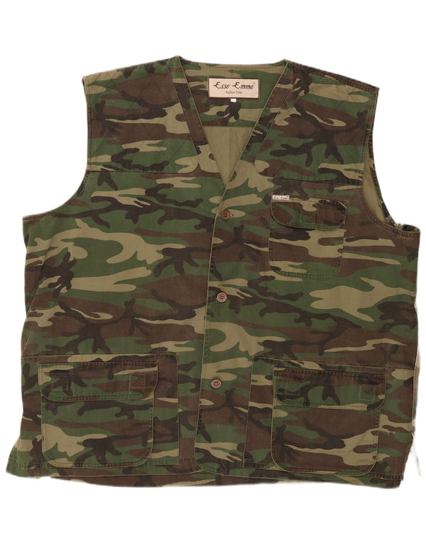 Męska kamizelka użytkowa ESSE EMME UK 44 2XL w kolorze khaki