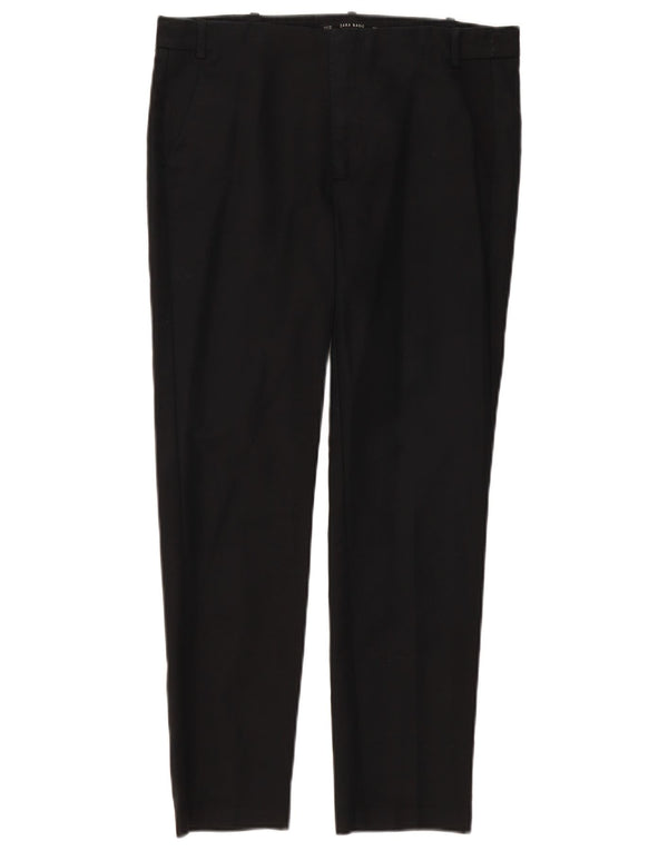 Spodnie damskie ZARA Slim Chino EU 38 Small W28 L27 Czarne