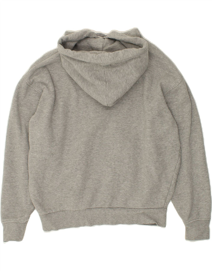JACK WILLS Womens Oversized Graphic Hoodie Jumper UK 10 Small Grey Vintage Jack Wills and Second-Hand Jack Wills from Messina Hembry 