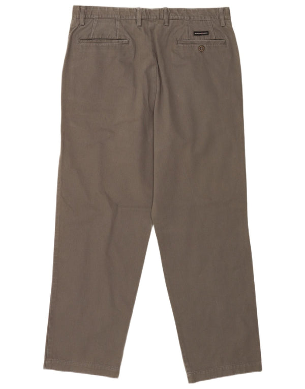 Marlboro Classics Męskie proste spodnie Chino EU 54 2XL W36 L29 Szare