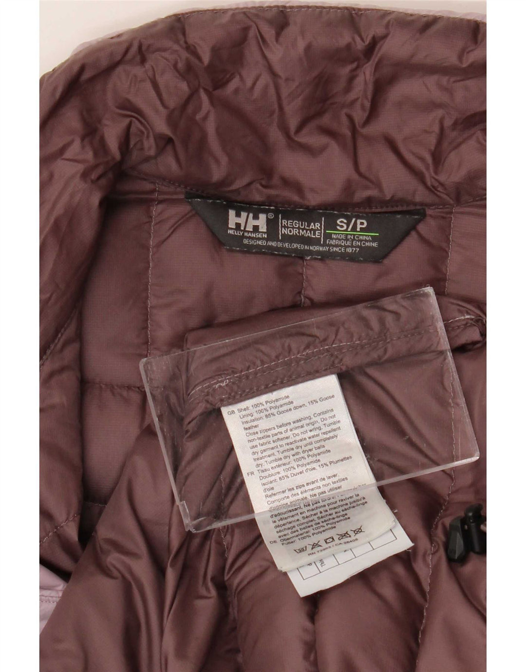 Damska ocieplana kurtka Helly Hansen UK 10, mała, fioletowa, poliamidowa