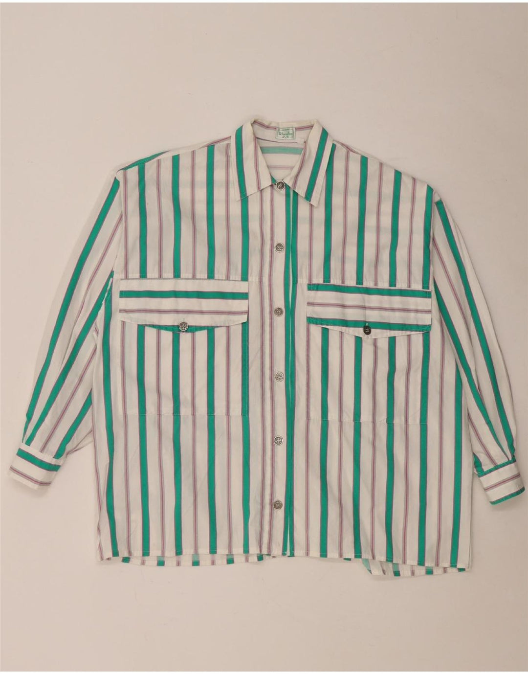 Koszula damska Benetton UK 18 XL w białe paski