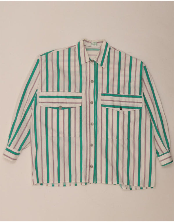 Koszula damska Benetton UK 18 XL w białe paski