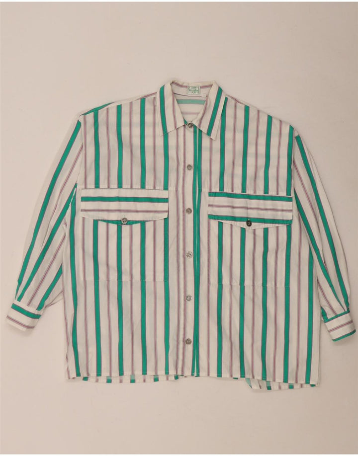 Koszula damska Benetton UK 18 XL w białe paski