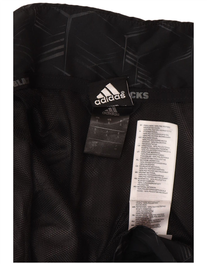 Adidas Męskie All Blacks Graphic Dres Top Kurtka Mała Czarna Geometryczna