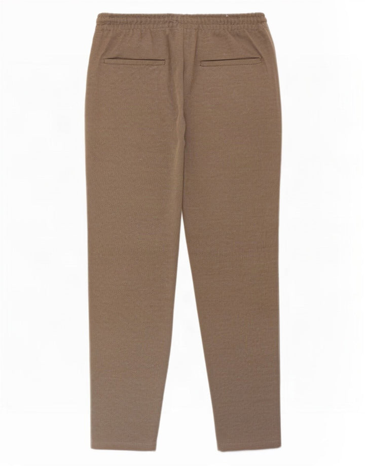 Męskie spodnie typu slim chino Zara, średnie W31 L28, beżowy poliester