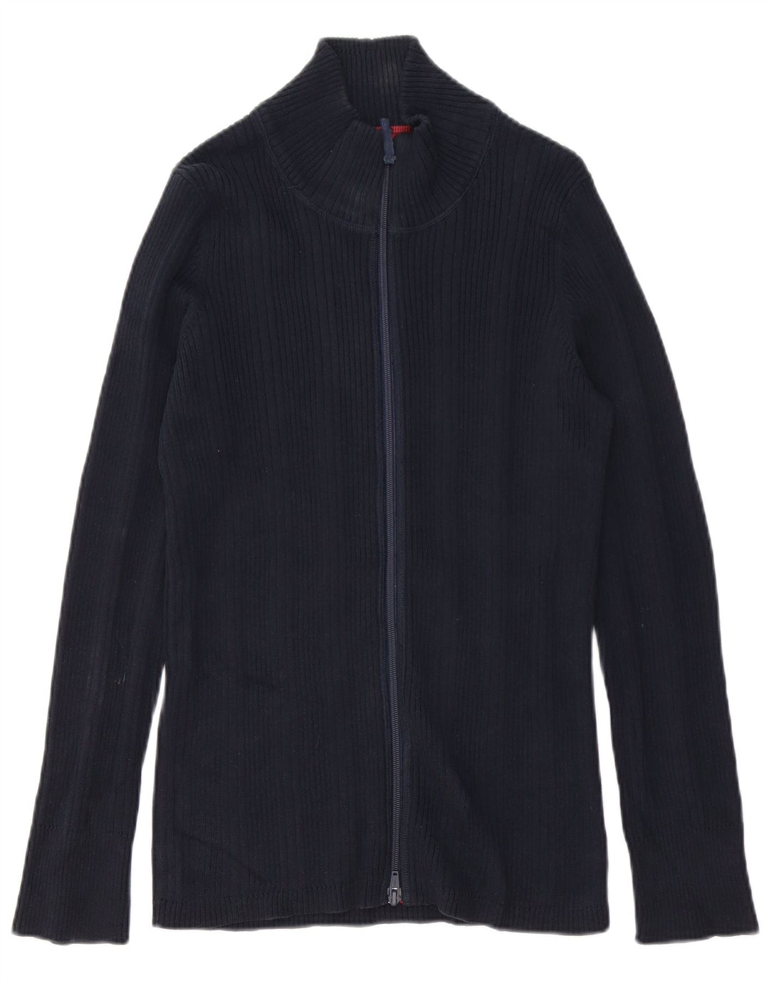 EDDIE BAUER Męski sweter rozpinany, duży, granatowy, bawełniany