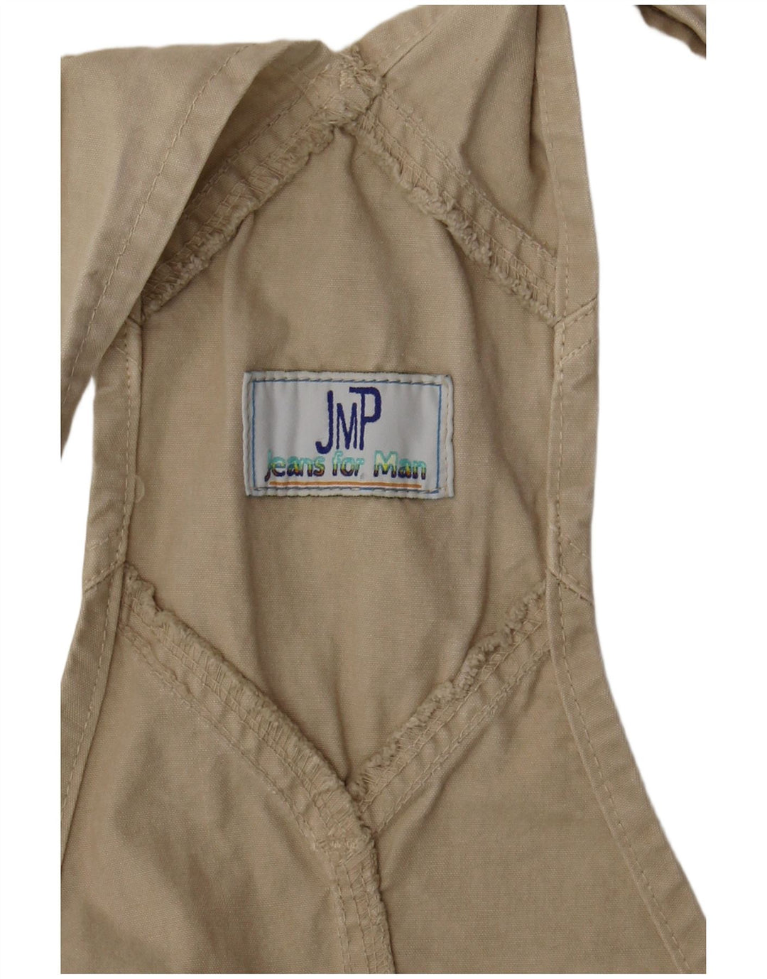 Męskie spodnie ogrodniczki cargo w stylu vintage W30 L31 beżowe