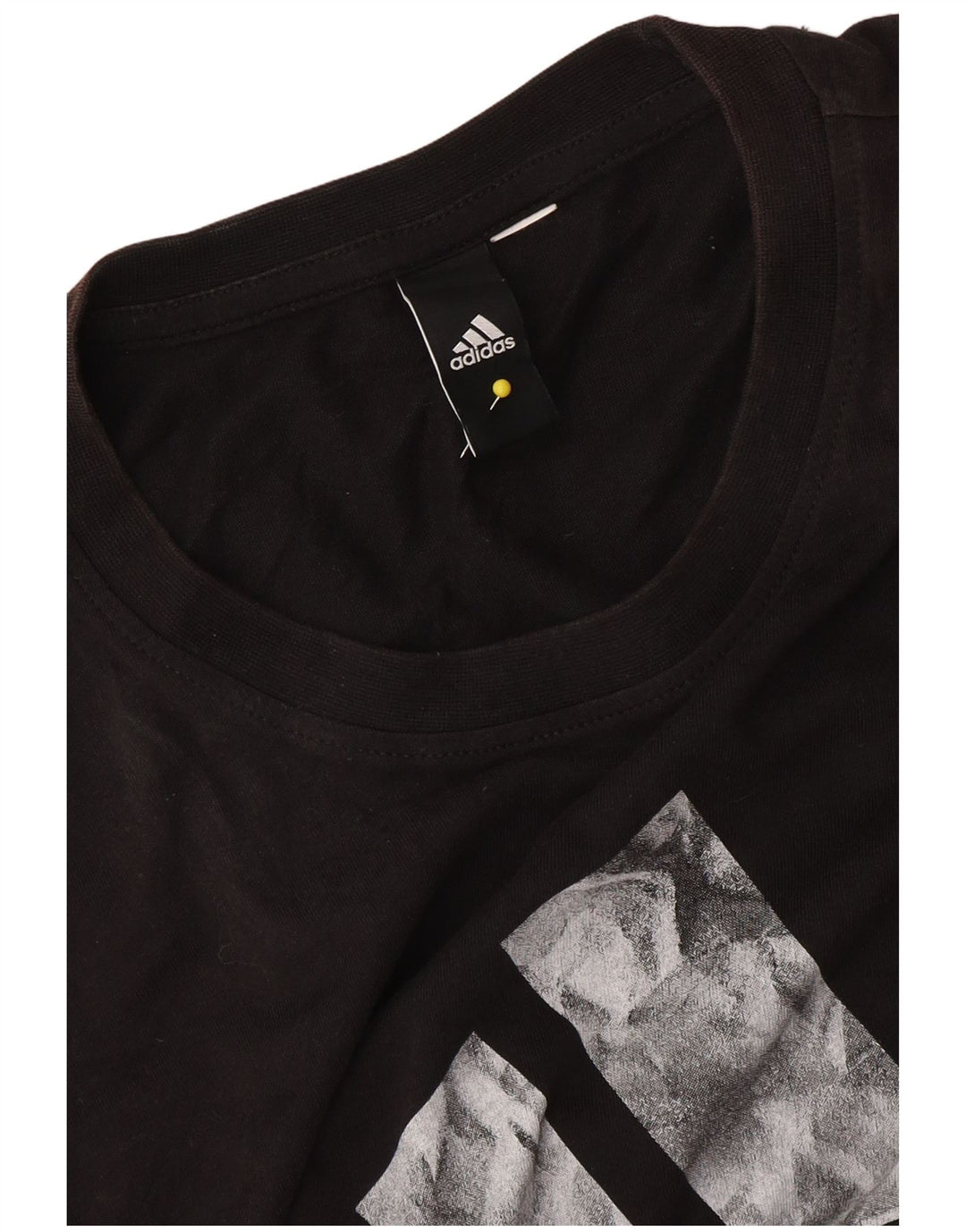 Męska koszulka graficzna Adidas Top Medium Black Colorblock