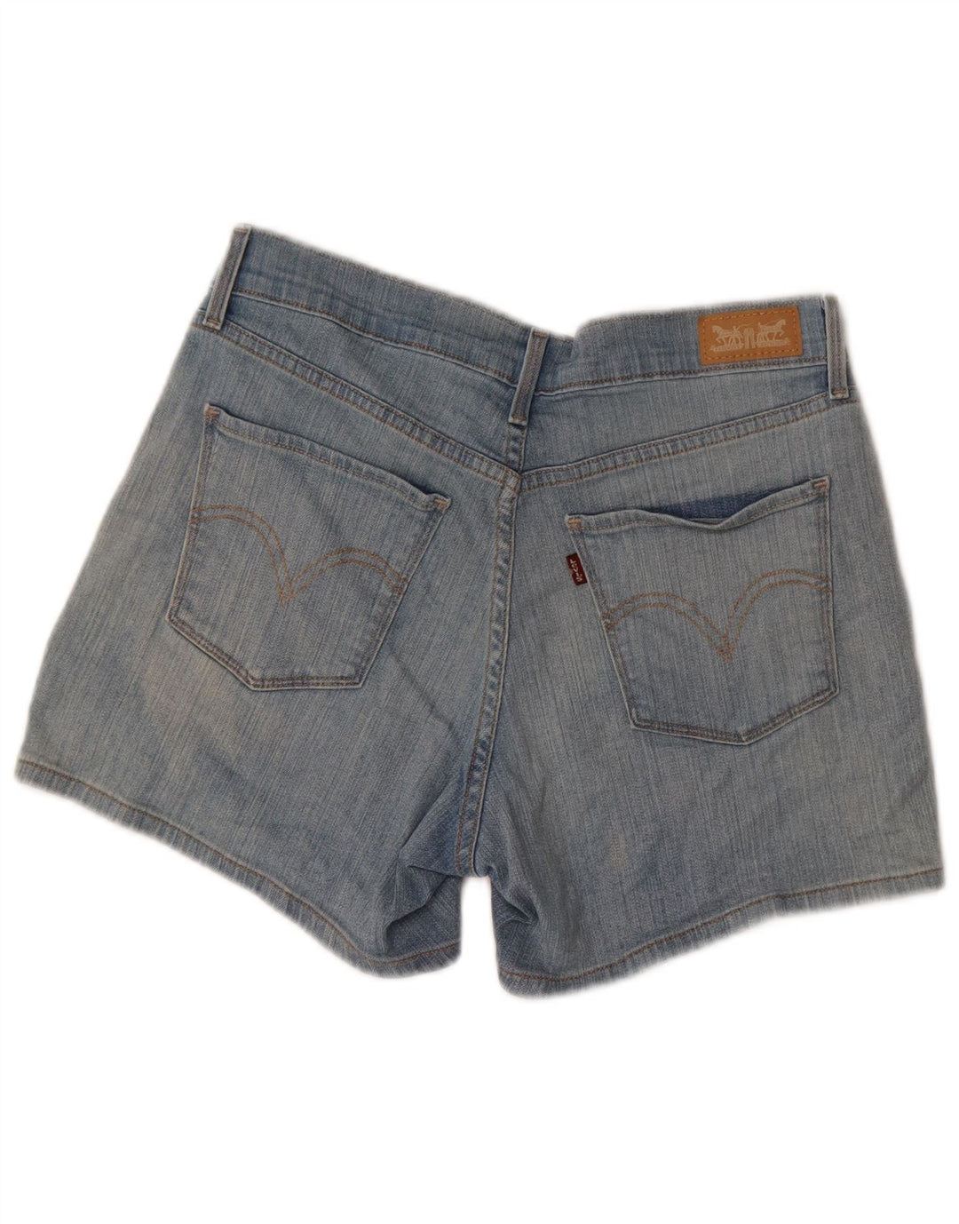 Damskie spodenki jeansowe Levi's US 6 Medium W28 Niebieskie bawełniane