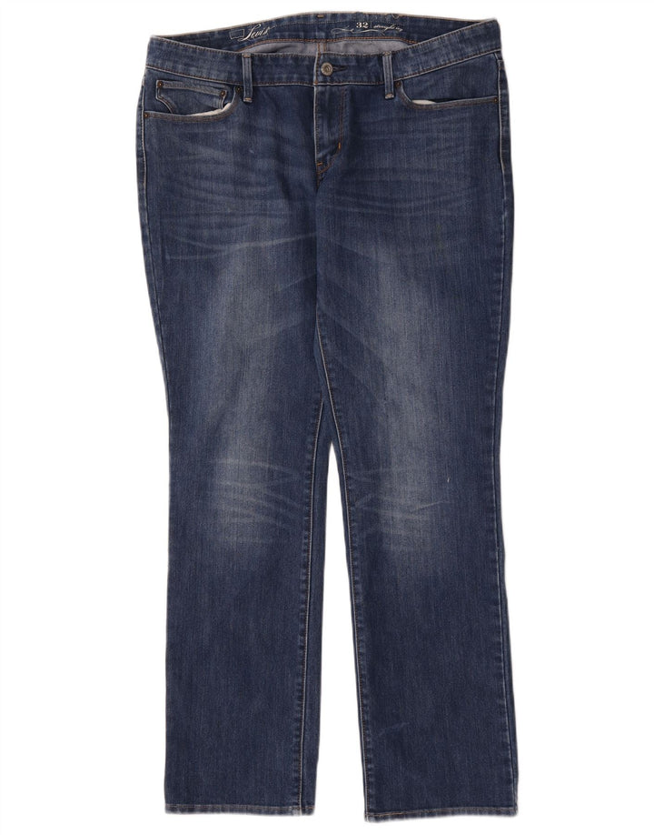 Damskie proste dżinsy LEVI'S W32 L31 niebieskie