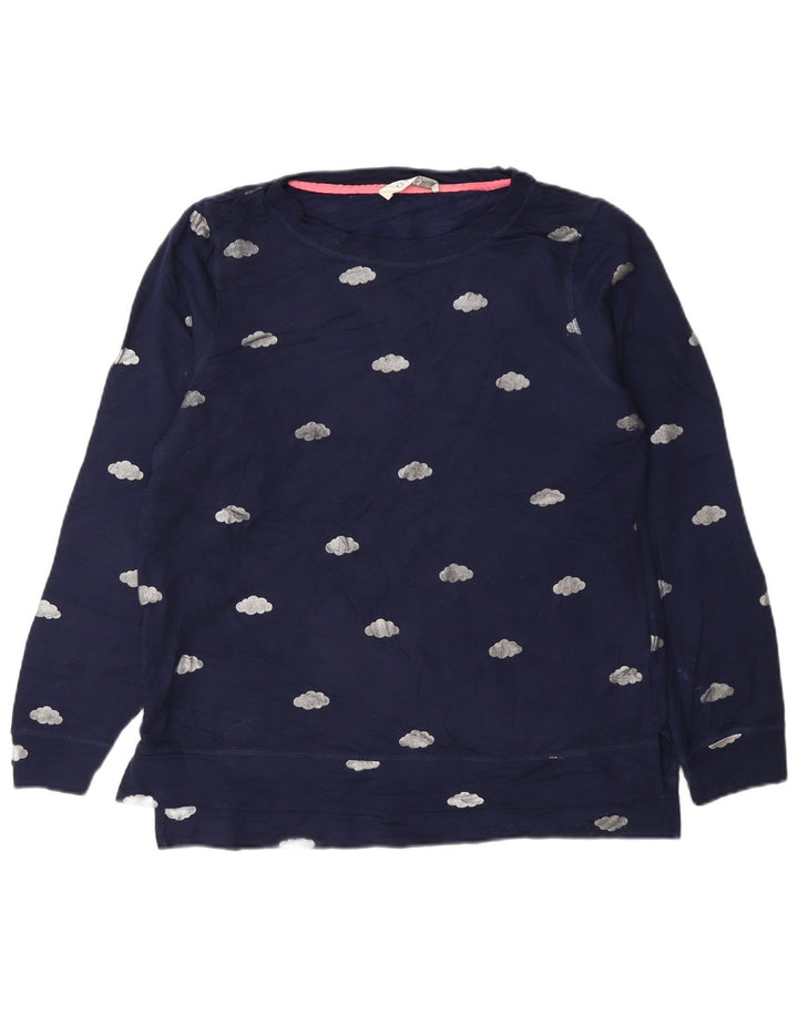 Damski sweter oversize Oasis Graphic UK 10, mały, granatowy