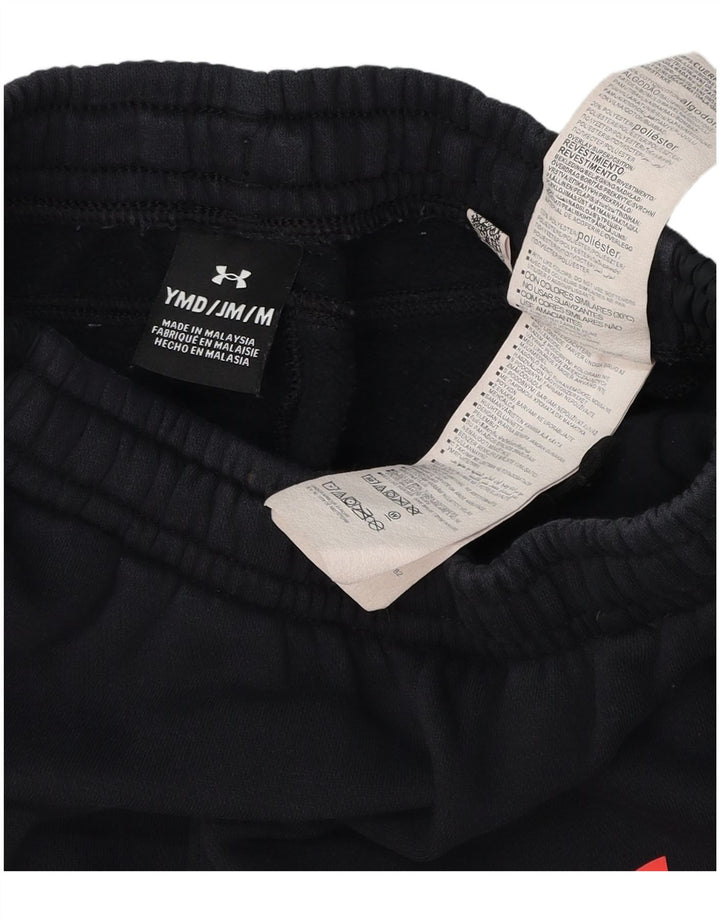 Chłopięce spodnie dresowe Under Armour Joggers 9-10 lat, średnia czarna bawełna