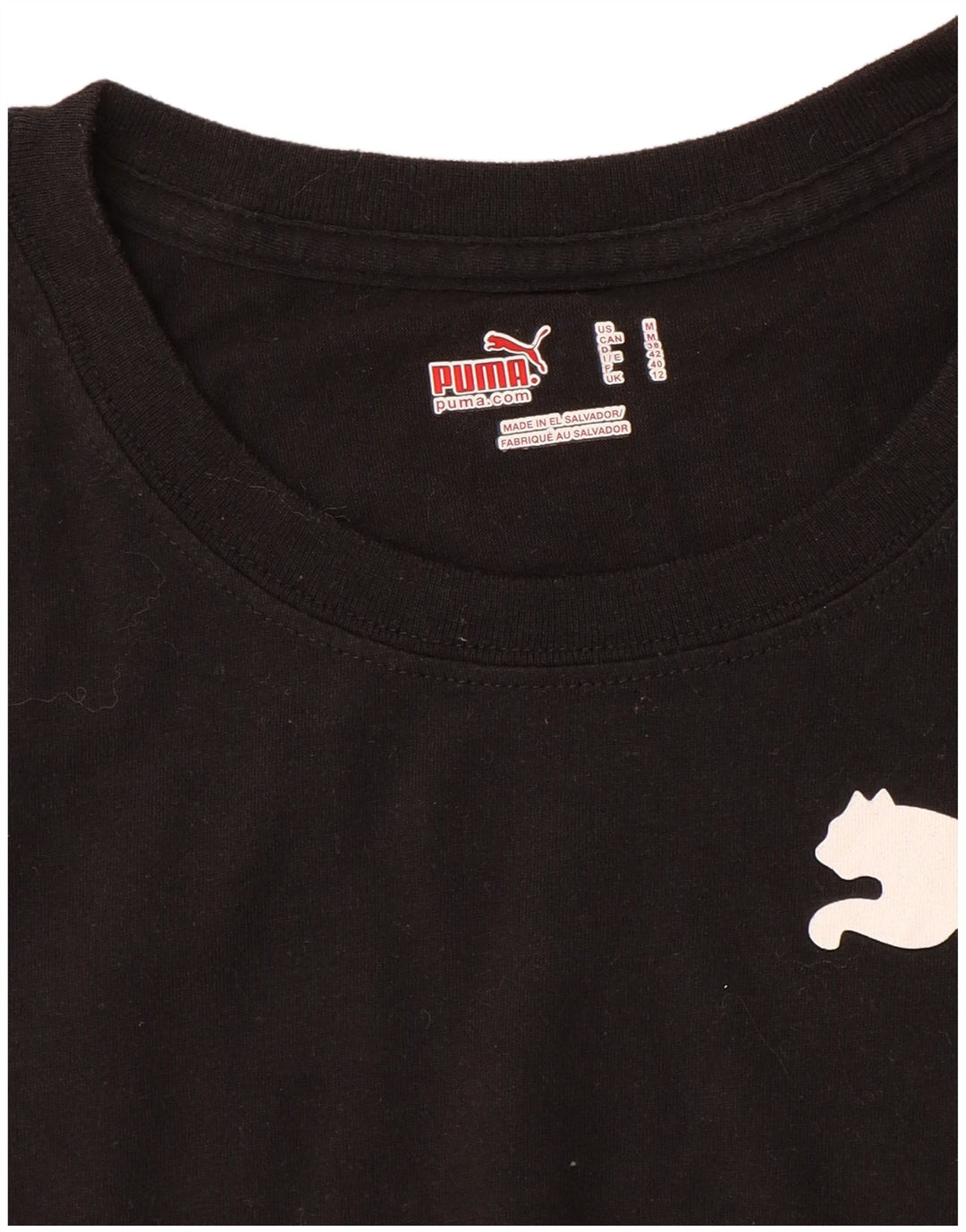 T-shirt damski PUMA Top UK 12 Średni czarny