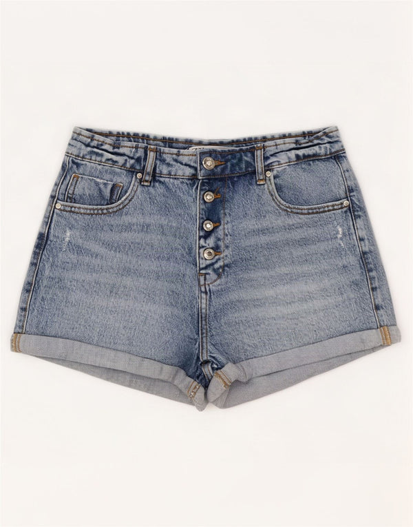 Damskie spodenki jeansowe Zara EU 34 2XS W24 Niebieskie bawełniane