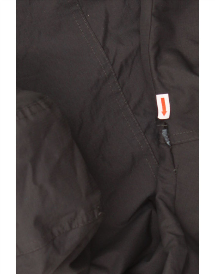 Damska kurtka wiatrówka SUPERDRY z kapturem UK 18 XL, czarny nylon