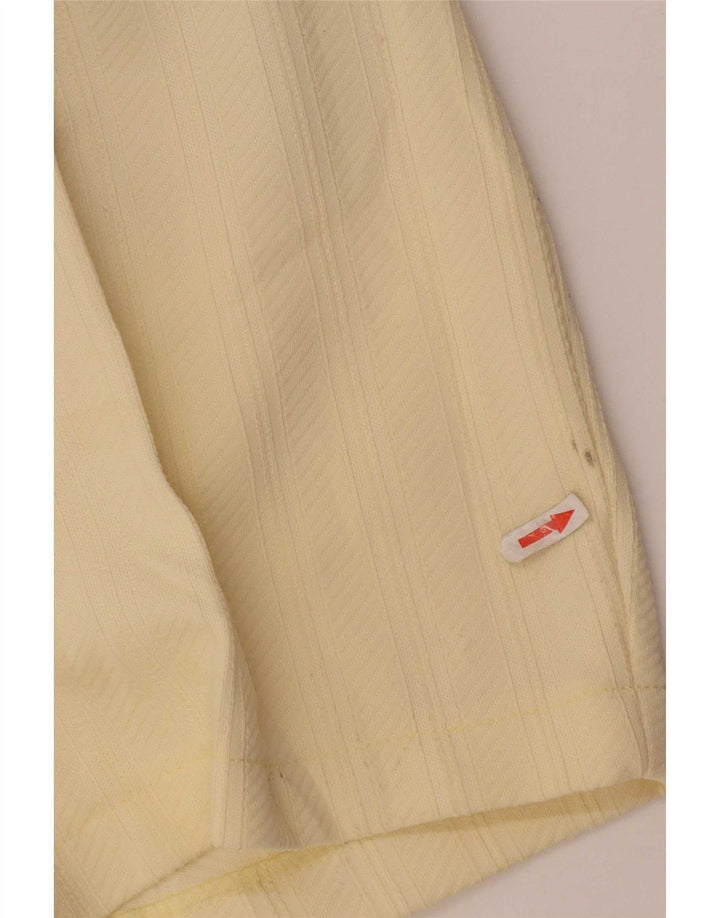 Vintage damskie spodenki chino średnie W30 żółte