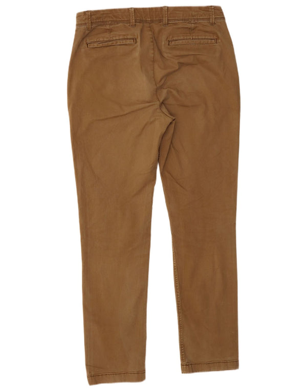 Marks & Spencer Męskie spodnie Chino W34 L31 Brązowe bawełniane