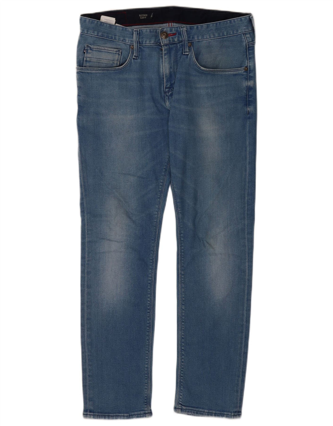 Męskie dżinsy Tommy Hilfiger Bleecker Slim W32 L30 Niebieska bawełna