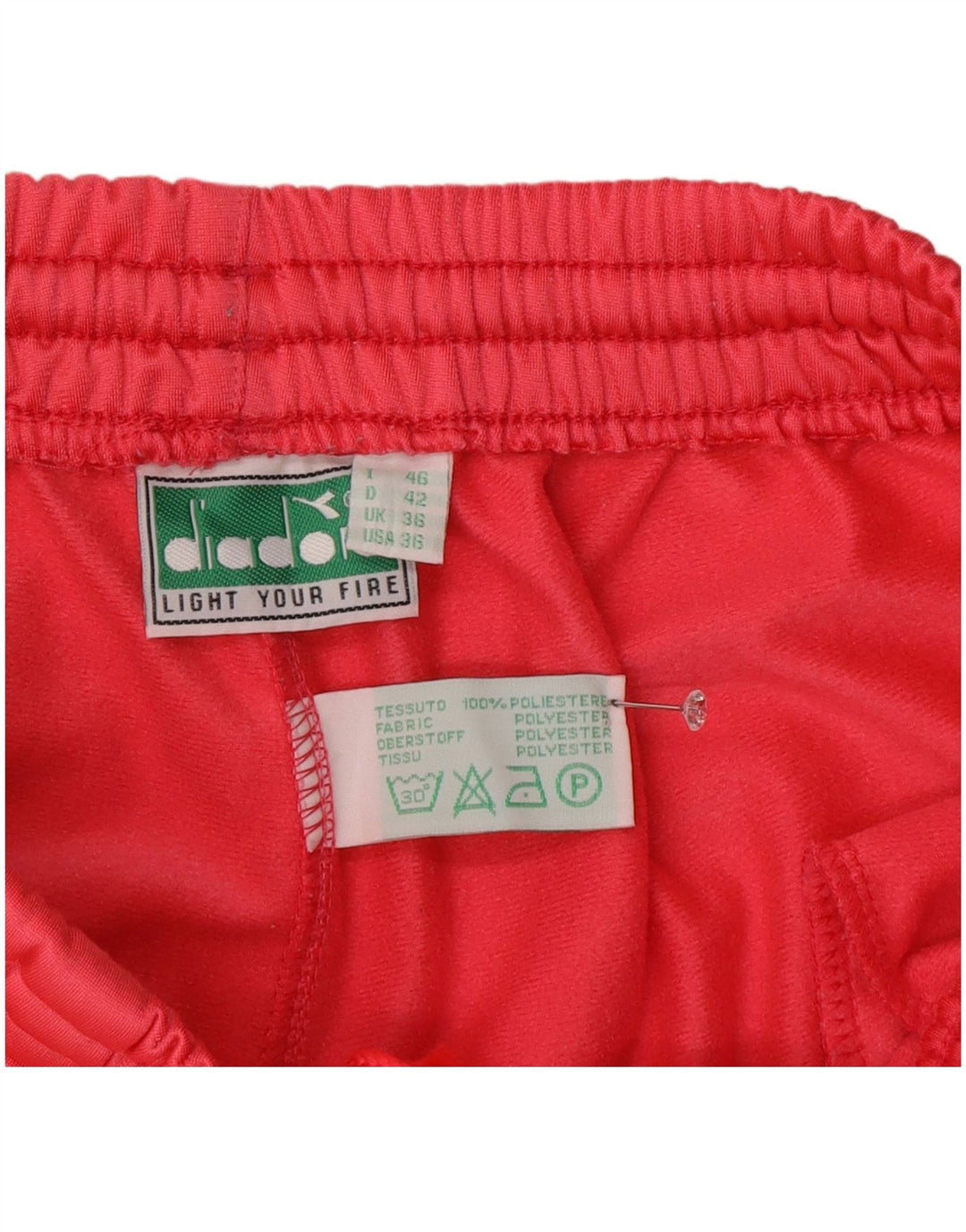 Męskie spodnie dresowe Diadora UK 36 Small Pink Polyester