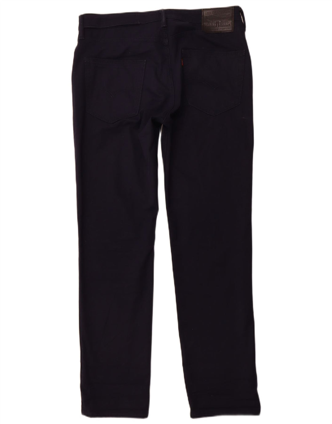 Męskie proste spodnie codzienne LEVI'S W34 L32 Granatowa bawełna