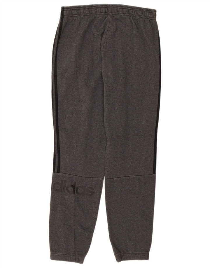 ADIDAS Mens Graphic Tracksuit Trousers Joggers Medium  Grey Cotton