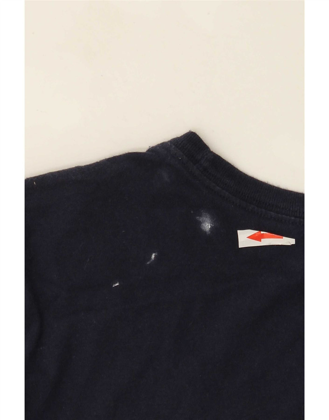 Męski T-shirt Nike o sportowym kroju, mały, granatowy, bawełniany