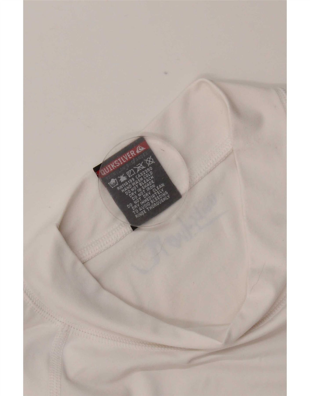 Męska koszulka z grafiką Quiksilver Top 2XL Biały nylon
