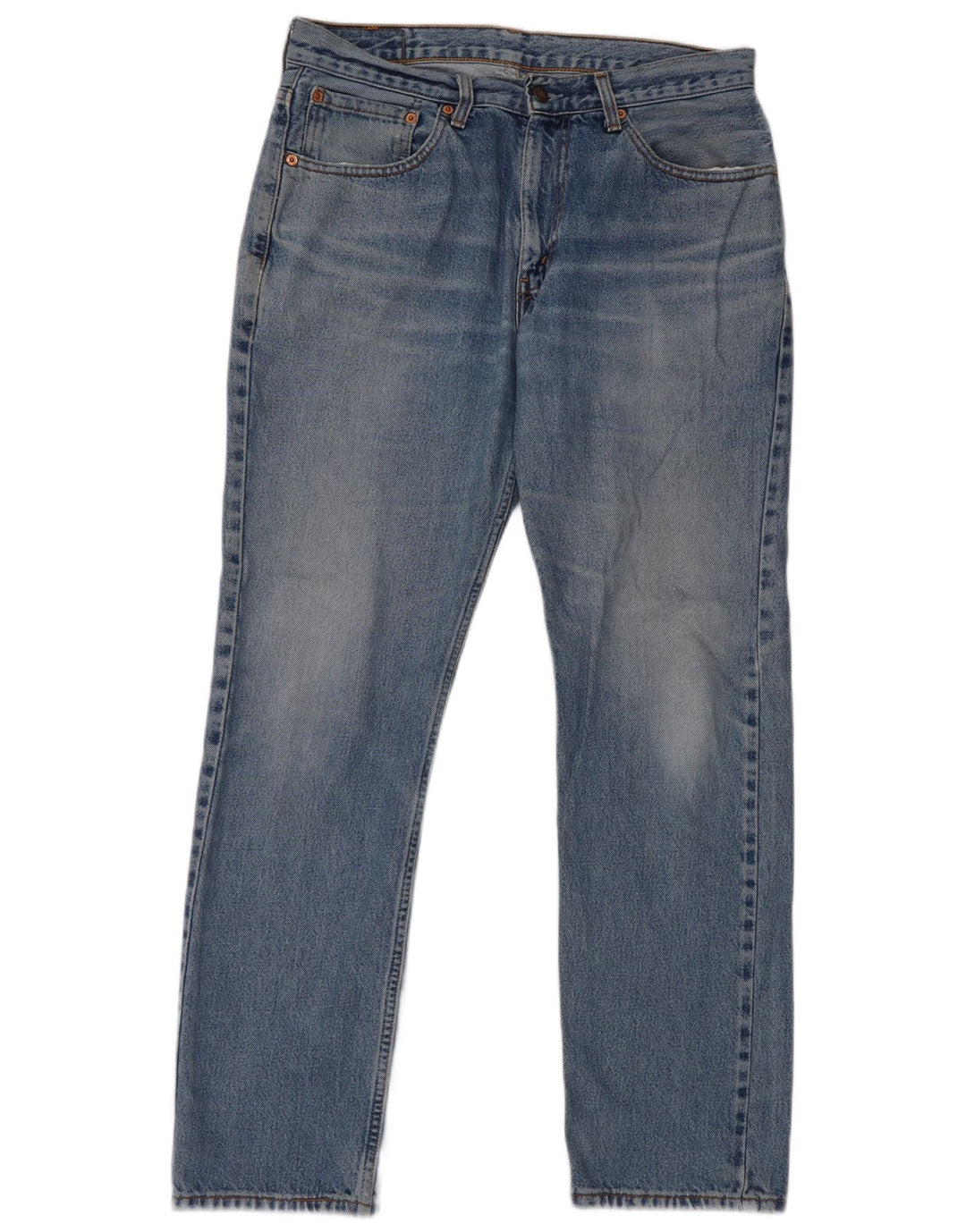Damskie jeansy Levi's 581 Straight W34 L32 Niebieskie bawełniane