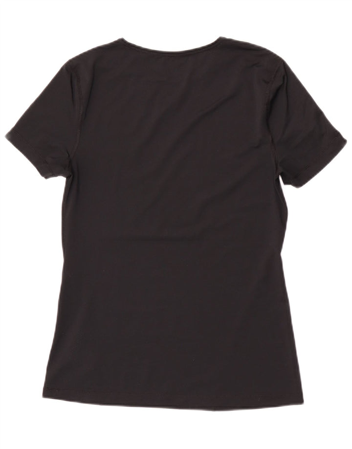 Damska koszulka Nike Dri Fit Top UK 10, mała, czarna, poliester