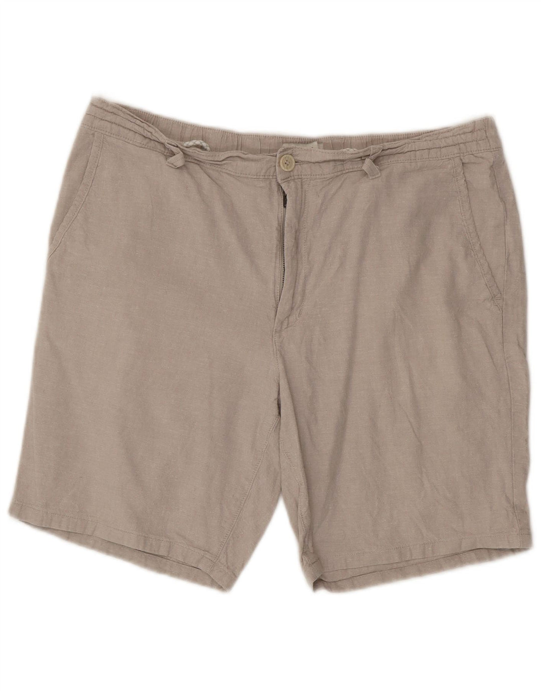 Męskie spodenki Chino Marks & Spencer W36, duże, szare, bawełniane