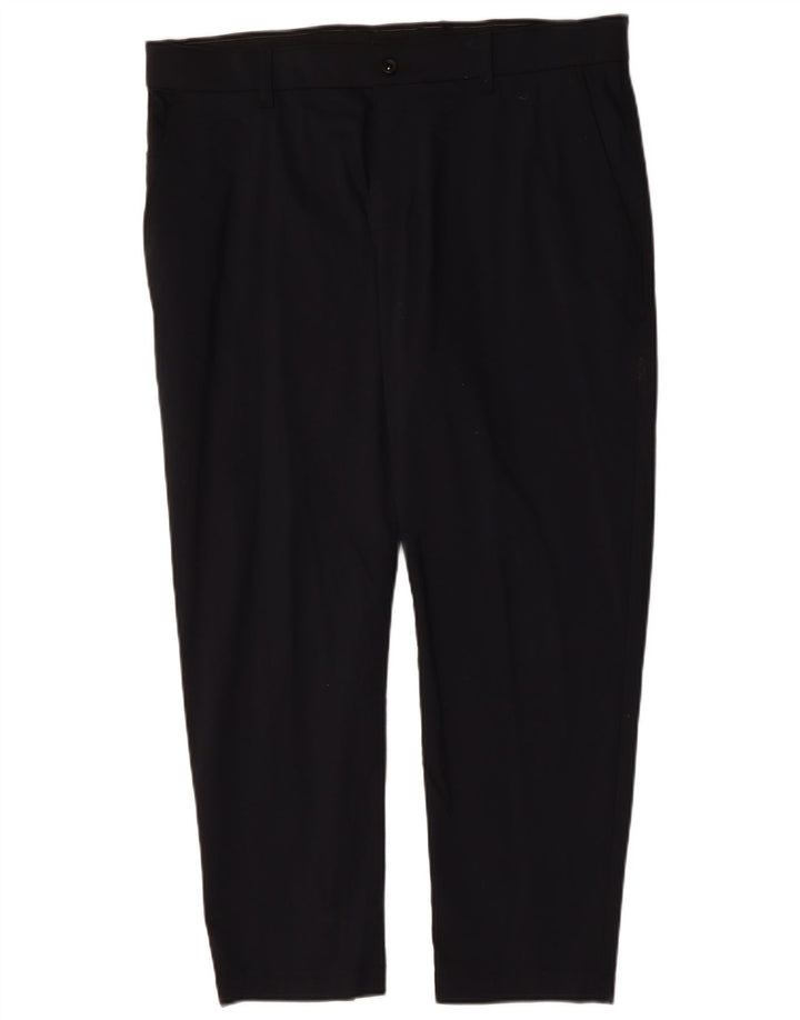 Męskie spodnie typu chino NIKE Dri Fit o standardowym kroju W38 L30 granatowe