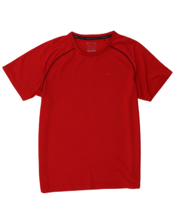 T-shirt męski Mountain Warehouse, średni, bordowy poliester