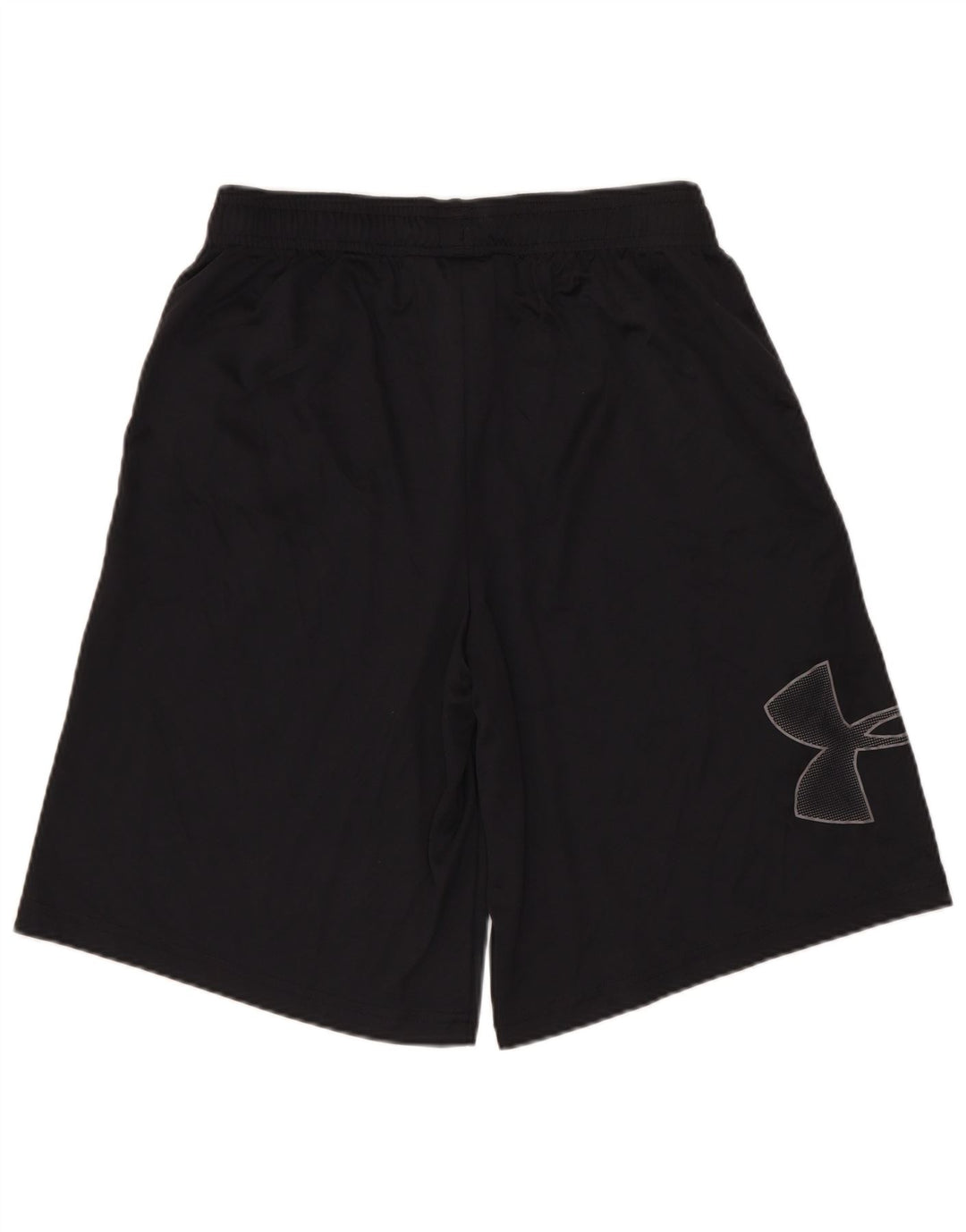 Męskie spodenki sportowe UNDER ARMOUR Heat Gear z grafiką, małe, czarne, poliestrowe