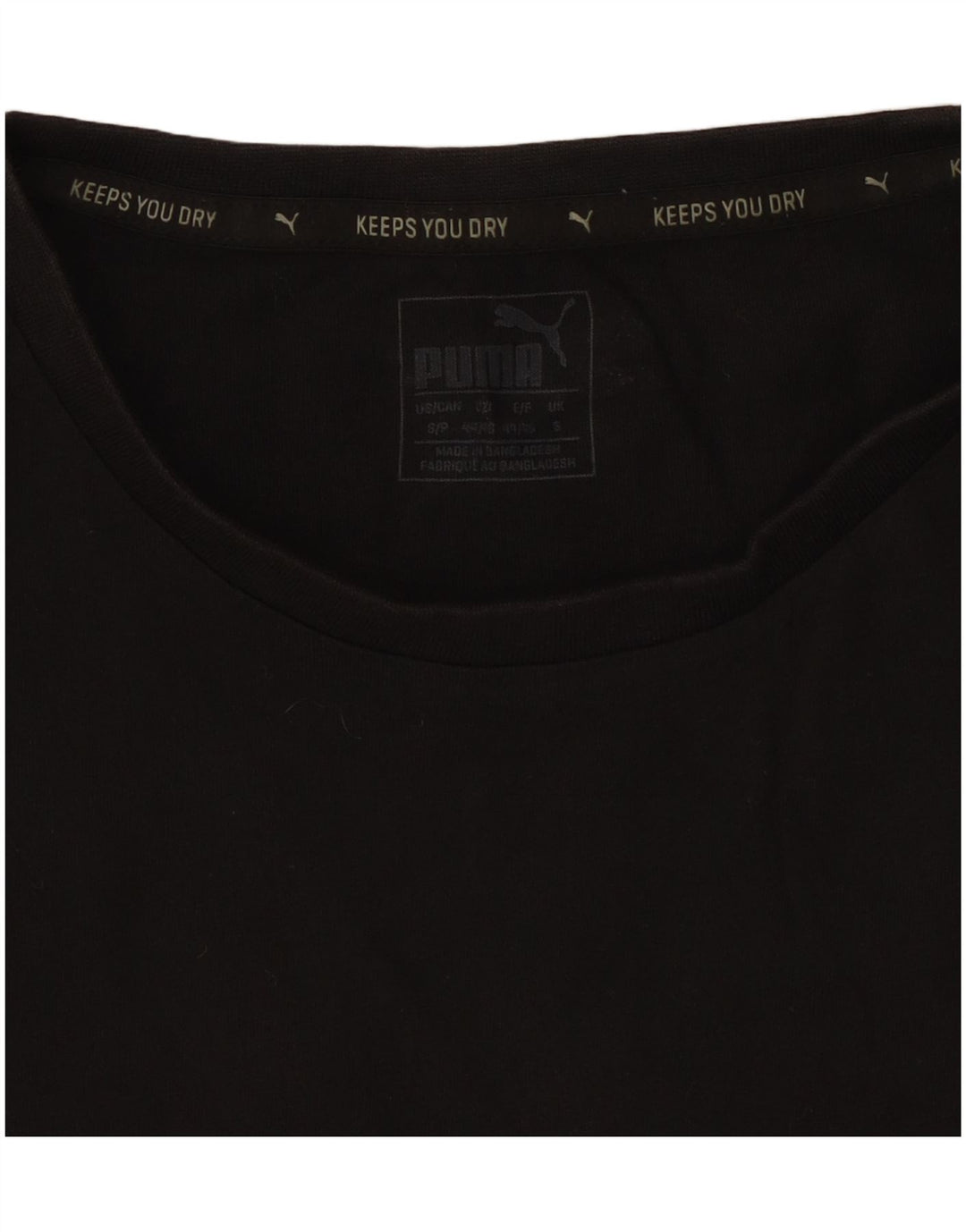 Męski T-shirt z grafiką Puma, mały, czarny, bawełniany
