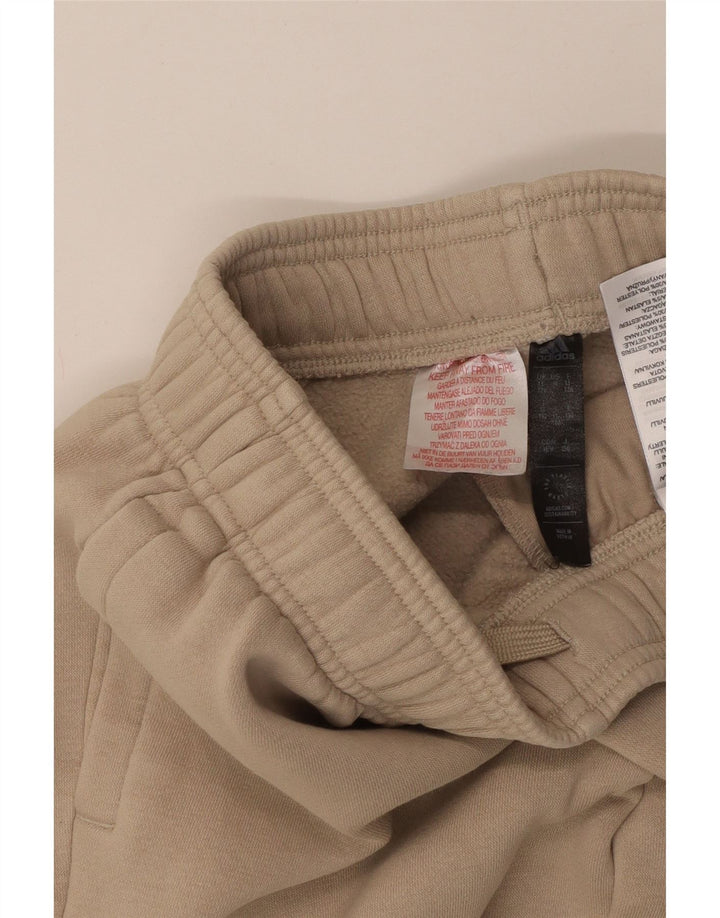 Chłopięce spodnie dresowe ADIDAS Joggers 11-12 lat Beżowa bawełna