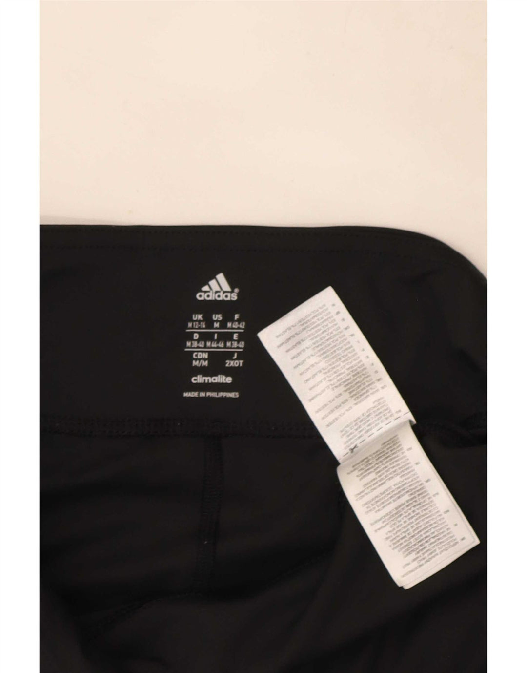 Damskie legginsy Adidas Climalite UK 12/14 Średni czarny poliester