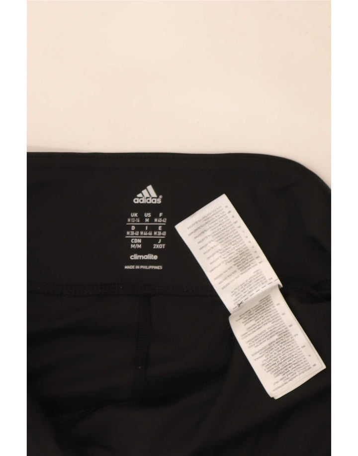 Damskie legginsy Adidas Climalite UK 12/14 Średni czarny poliester