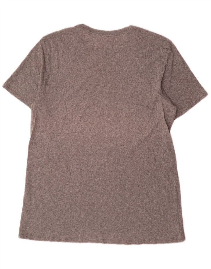 Męski T-shirt Nike z grafiką, duży, szary, nakrapiany