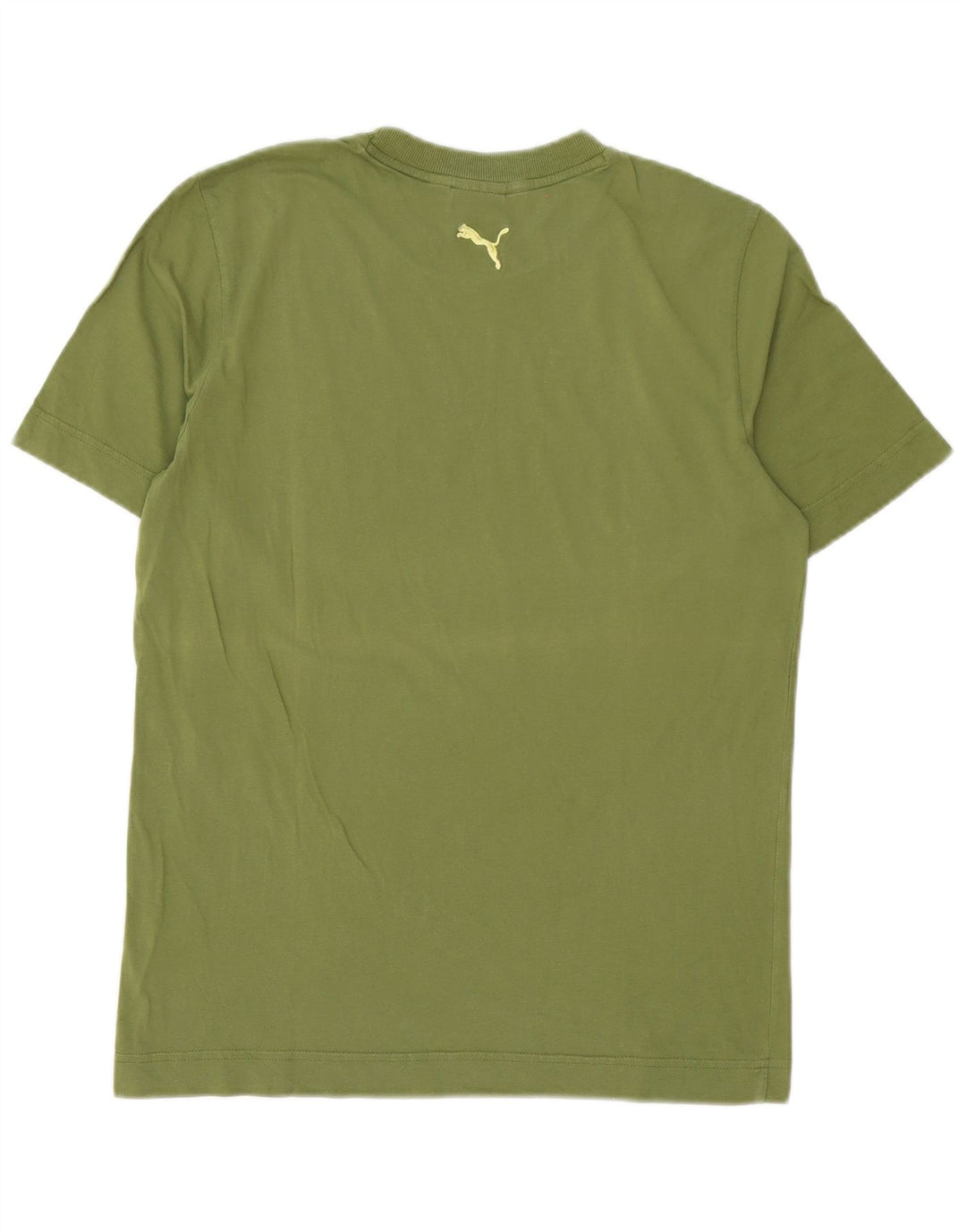 Męski T-shirt z grafiką Puma, średni zielony