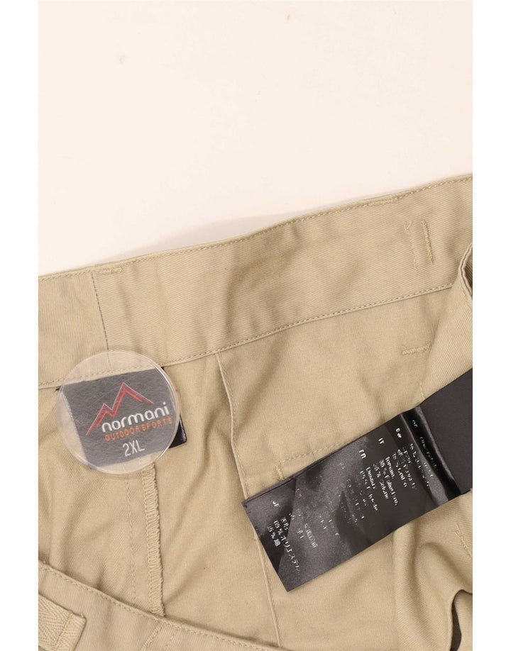 Męskie spodenki cargo Normani 2XL W42 beżowe