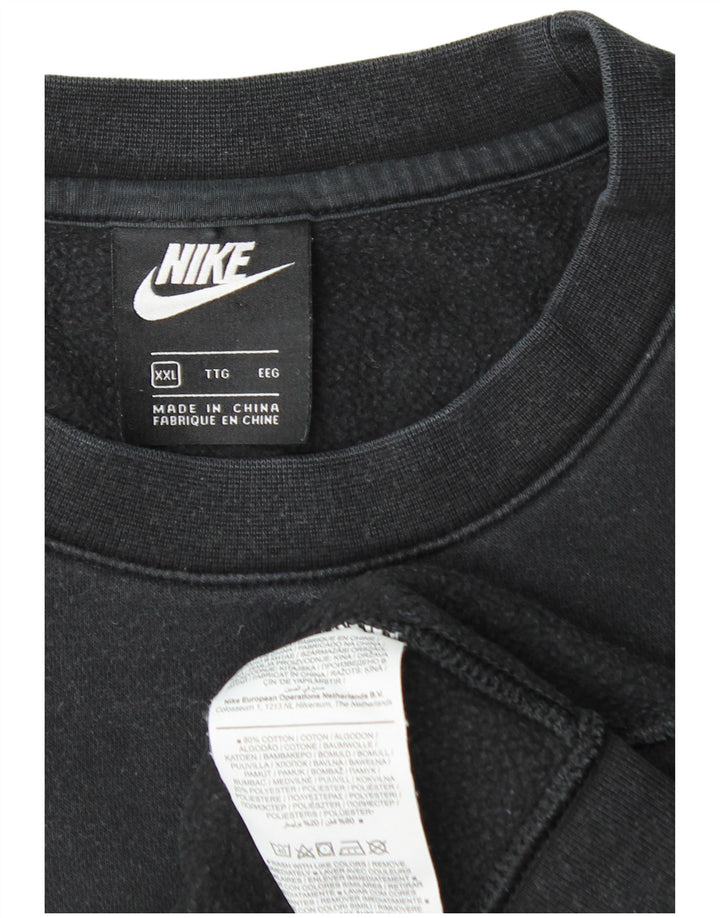 Męska bluza dresowa NIKE 2XL, czarna, bawełniana