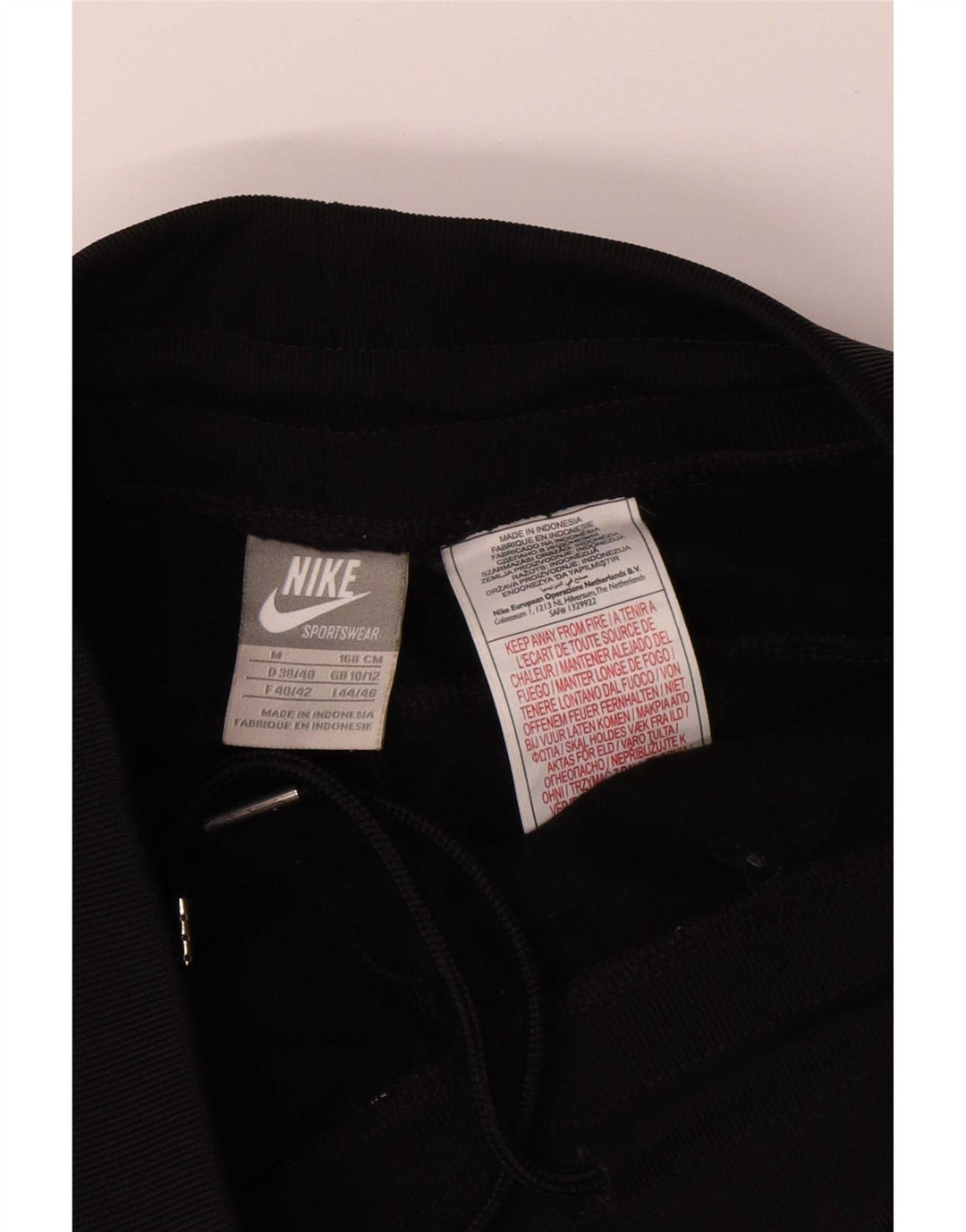 Damskie spodnie dresowe Nike UK 10/12, średni czarny poliester